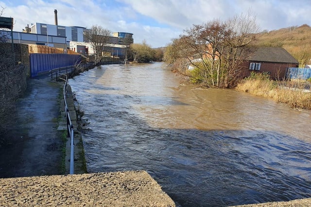 Charles Gwaze shared this great photo of The river Aire.