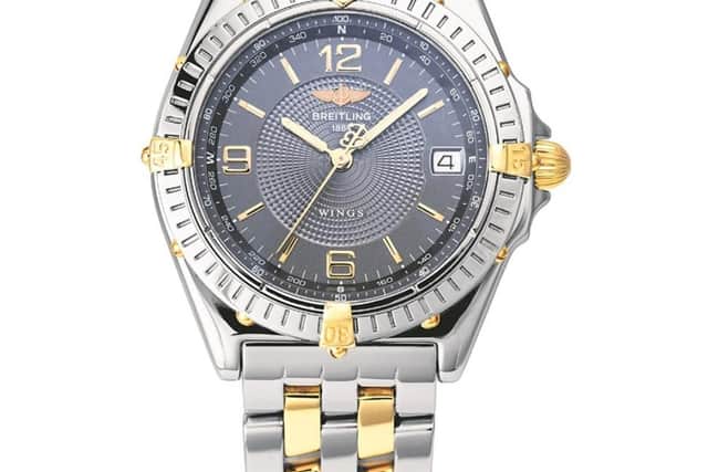Serviced and refinished at Bright & Sons was this £3,950 Breitling bi-metal automatic watch