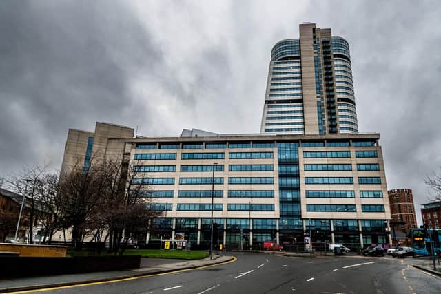 Residents of the city centre building have been told works revealed a small section of the residential area do not meet building regulations for safety. Image: James Hardisty