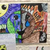 Climate justice messages from pupils at St Matthew's Primary.