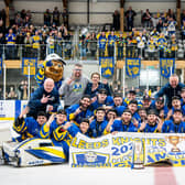 CHAMPIONS: Leeds Knights will bid for a fourth NIHL National title in 2025-26. Picture: Ben Gordon/Knights Media.
