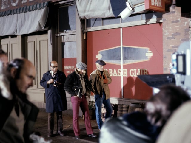 70s classic The Sting is next one the list, as the parlour shooting con scene sees fake gunshots and proficient con-men acting as FBI agents storming into a phony parlour. Classic.