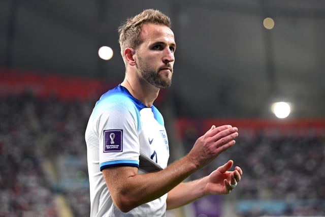 Centre-forward: Skipper Harry Kane required a scan on an ankle injury but was involved in training on Thursday suggesting he will be available to start (Photo by Matthias Hangst/Getty Images)