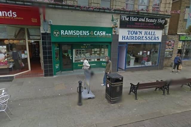 The robbery happened at the Ramsdens store on Queen Street in Morley