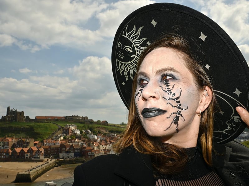 Jassmyne Gilsenan at Whitby's West Cliff.