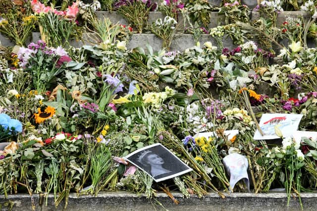 The city has paid tribute in numerous ways since the death of Her Majesty. Image: Simon Hulme