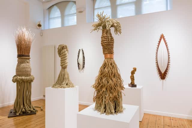 L R Vandy,Twist,2024,Exhibition View at October Gallery, 2024. Courtesy the Artist and October Gallery, London,Photo_Copyright_Jonathan Greet., courtesy YSP