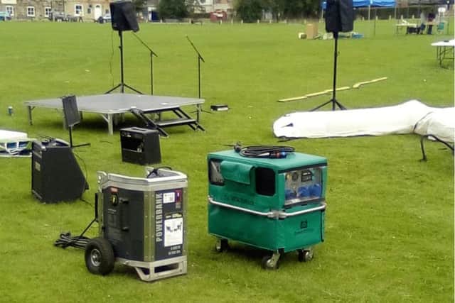 Sustainable power solutions at the recent We Art Seacroft Festival