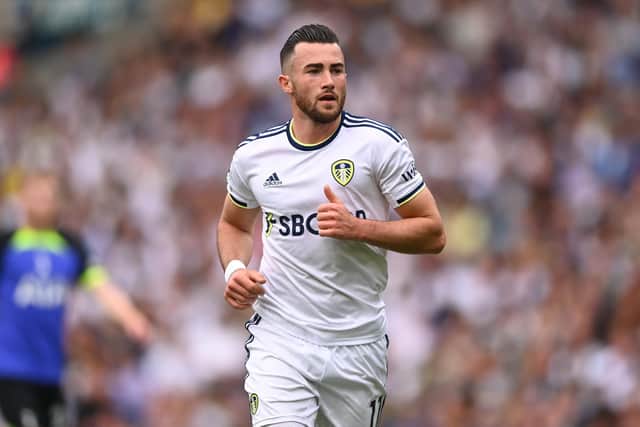 RESPONSIBILITY: Faced up to by Jack Harrison, above, and his Leeds United team mates. Photo by Gareth Copley/Getty Images.