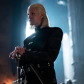 Daemon Targaryen (Matt Smith) is the ambitious younger brother of King Viserys who believes he has a claim to the Iron Throne. He is an experienced warrior and rides the dragon Caraxes, the Blood Wyrm.