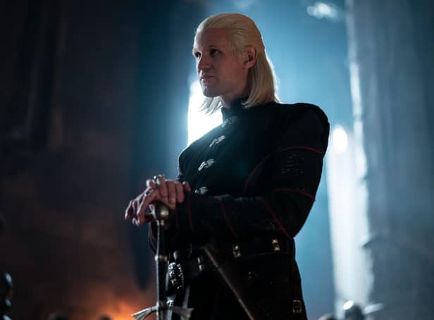 <p>Daemon Targaryen (Matt Smith) is the ambitious younger brother of King Viserys who believes he has a claim to the Iron Throne. He is an experienced warrior and rides the dragon Caraxes, the Blood Wyrm.</p>