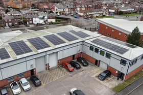 Solar panel installation at Zebra Print Group