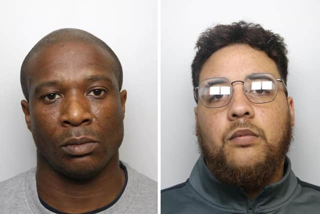 (right) Matthew Manners and Benjamin Connor were both jailed after pleading guilty to supplying cocaine. Photo: West Yorkshire Police