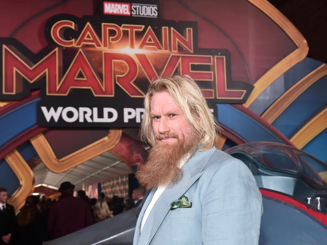 The actor, known for roles in Captain Marvel and Eddie the Eagle, was a keen footballer in his youth.