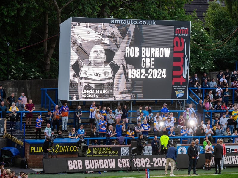 The big screen at AMT Headingley before Friday's game, when :Leeds Rhinos beat Lewigh Leopards 18-10.