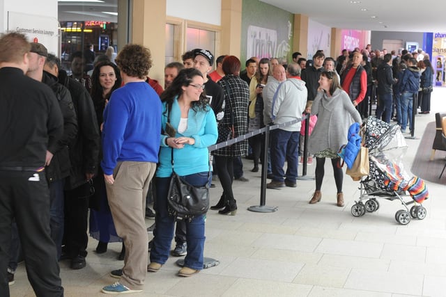The box office in Trinity Leeds had a large queue outside it when tickets for Prince's First Direct Arena show went on sale in May 2014.