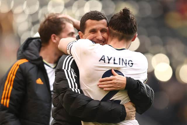 DESERVED REWARD - Leeds United boss Javi Gracia lauded his team's effort in a madcap win against what he saw as a very good Wolves outfit at Molineux. Pic: Getty