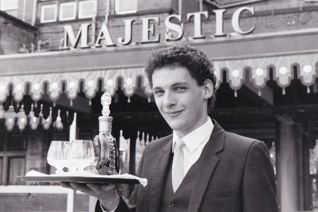 The likes of Egon Ronay and Robert Carrier were casting an eye over Harrogate waiter Nicholas Jennings in a national competition in March 1986. The 22-year-old head waiter at the Majestic Hotel was bidding to become Young Waiter of the Year. He had to serve a meal to four celebrities at the Grosvenor House Hotel in London. He began as a part-time waiter in his native Buxton at the age of 14 and had worked at hotels in Guernsey and the Lake District.