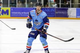 INCOMING: Forward Mac Howlett has joined Leeds Knights for the remainder of the 2022-23 NIHL National season, having started the campaign in the Elite League with Dundee Stars. Picture: courtesy of Derek Black/EIHL.
