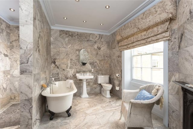 There are a total of ten bathrooms across the property, ranging from en-suites to grand family bathrooms.