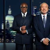 Lord Sugar (centre) and his aides Tim Campbell and Baroness Karen Brady run the rule over a fresh batch of candidates in the 20th series of The Apprentice (Picture: BBC/Naked (A Freemantle Label)/Ray Burmiston)