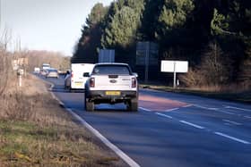 The A64 near the Hopgrove Roundabout, York. PIC: Simon Hulme