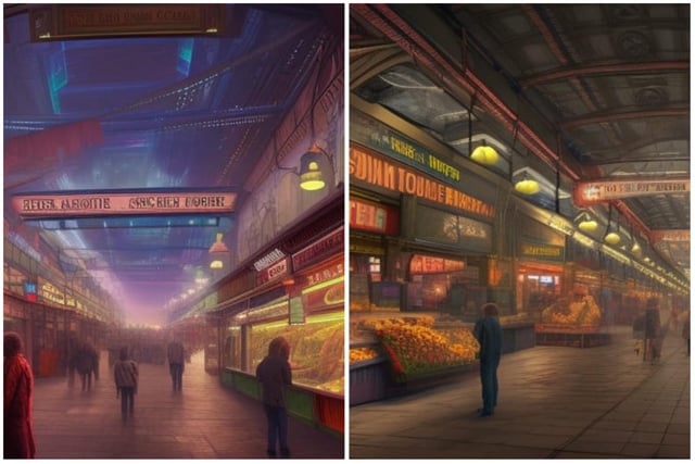 This is what Kirkgate Market could look like in 1000 years time. Rather Blade Runner, no?