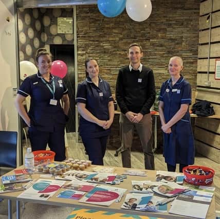 Carla Rogers (Admiral Nurse), Debbie Foster (Admiral Nurse), who are both dementia specialists, along with Paul Fotherby (Operational Manager LYPFT) and Alison Raycraft (Lead Nurse for Older People, LTHT).
