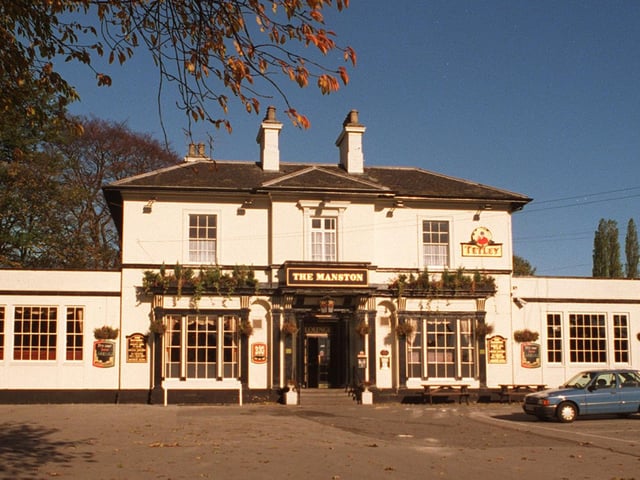 Did you enjoy a drink here back in the day? The Manston pub on Austhorpe Road in October 1996.