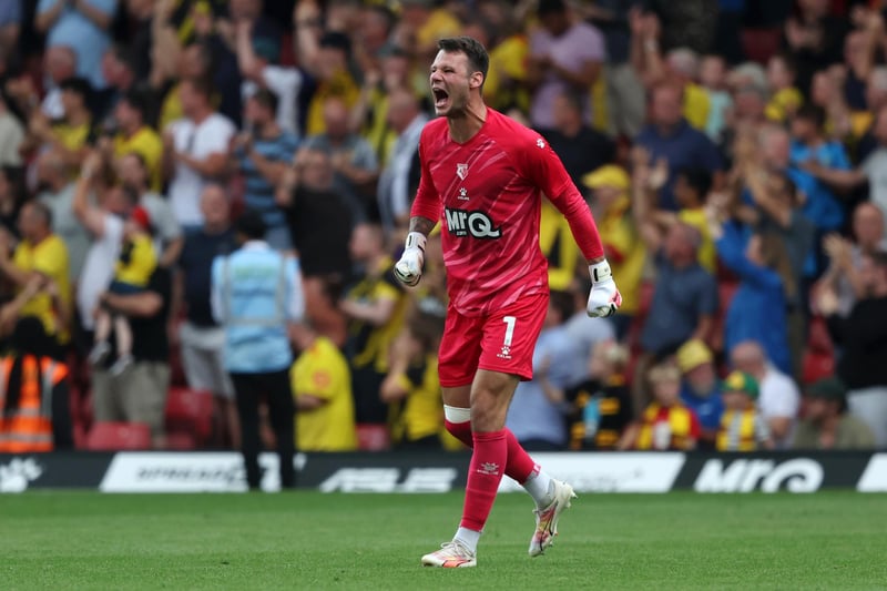 Bachmann has been with Watford for six years and three months since signing after he was released by Stoke City in 2017. The Austrian has won 14 caps for his country since a 2021 debut. Pic: Morgan Harlow/Getty Images