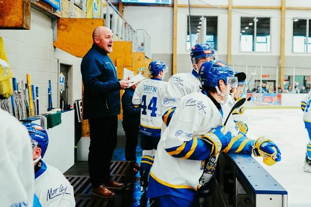 TEAM BUILDING: Leeds Knights' head coach, Ryan Aldridge. Picture: Jacob Lowe/Knights Media.