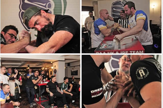 Our photographer Steve Riding was at The Halfway House in Stanningley to capture the 'first of its kind' arm wrestling event.