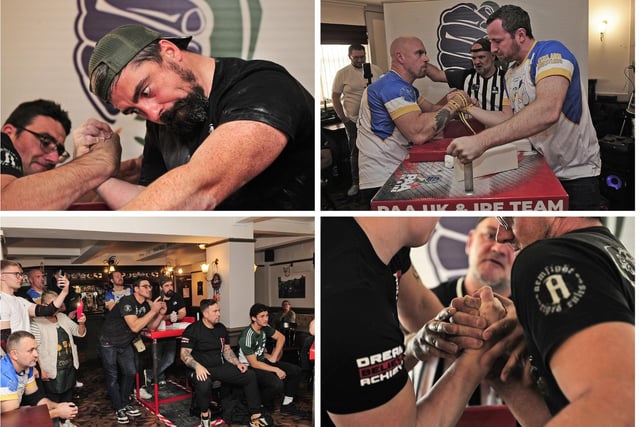 Our photographer Steve Riding was at The Halfway House in Stanningley to capture the 'first of its kind' arm wrestling event.