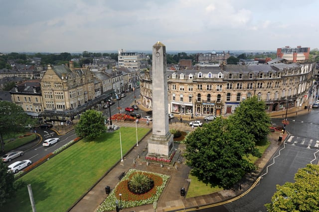 Harrogate ranked 2nd in Yorkshire and the Humber and 12th in the UK