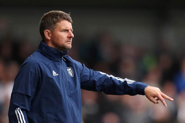 LEEDS LAD - Mark Jackson worked his way up the youth ranks as a coach in Leeds United's academy before taking charge of the Under 23s and is now part of Jesse Marsch's first team backroom staff. Pic: Getty