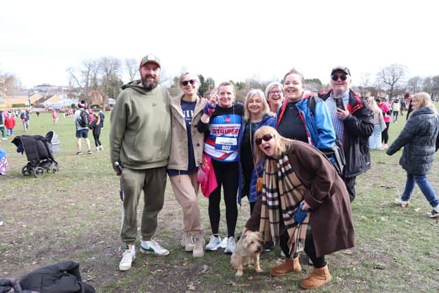 Charlie with her colleagues (pic Harry Wilcox)
