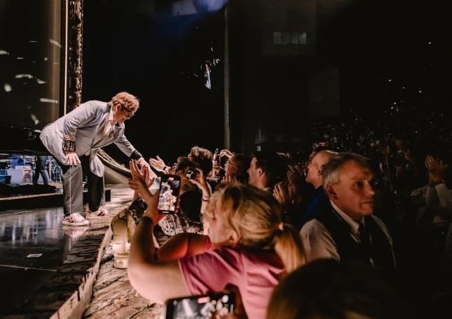 Sir Elton John got up close and personal with some of his biggest fans, one of which he recognised had been to 93 of his concerts.