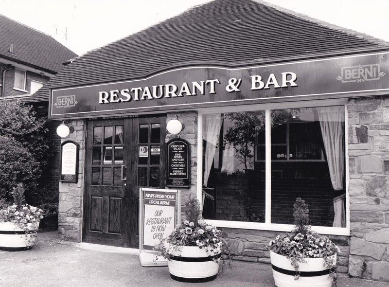 Serving 'crisp cool salads' and much more Berni in Alwoodley was the latest restaurant on the north Leeds dining scene in August 1987.