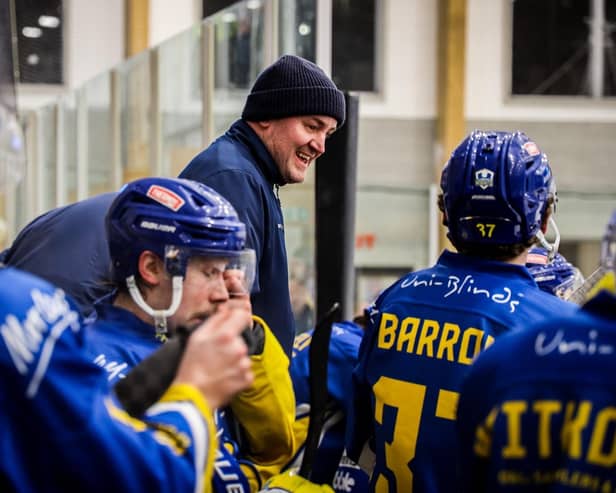 MOVING FORWARD: Leeds Knights head coach Ryan Aldridge believes there is move success in the offing for his young team. Picture: Jacob Lowe/Knights Media.