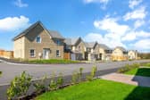 A typical street scene at Barratt Homes' Amblers Meadow development in West Yorkshire