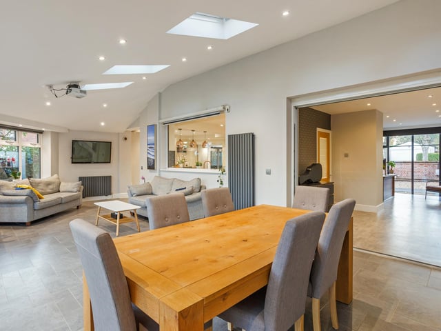 There is also a versatile office space and a ground floor bathroom.