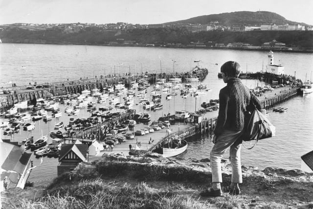 Overlooking the harbour in August 1969.