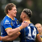Ky Rodwell, left, has joined Wakefield Trinity from Parramatta Eels on a two year contract. Picture by Mark Evans/Getty Images.
