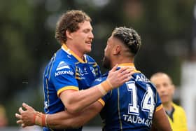 Ky Rodwell, left, has joined Wakefield Trinity from Parramatta Eels on a two year contract. Picture by Mark Evans/Getty Images.