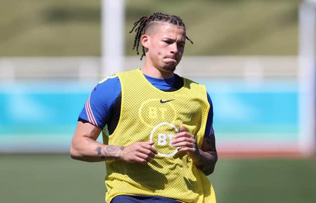 Kalvin Phillips of England. (Photo by Catherine Ivill/Getty Images)