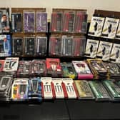Customers are able to try out a huge range of dart sets
