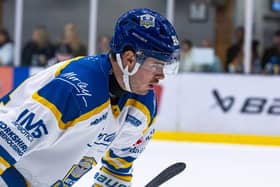 TREBLE TOP: Cullen McLean fired a hat-trick in the win at Romford. Picture: Charlotte Clarke/Knights Media.