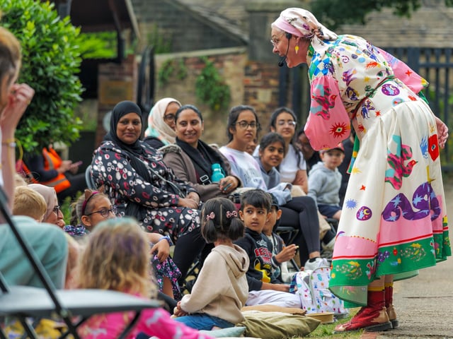 The show features some gentle audience participation