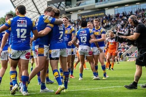 Rhinos found a way to win against Castleford, despite not playing well. Picture by Bruce Rollinson/SWpix.com.
