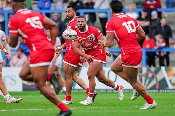 Kruise Leeming played for Combined Nations against England in June. Picture by Alex Whitehead/SWpix.com.